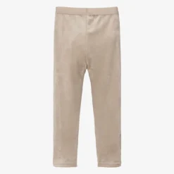 Mayoral Girls Taupe Beige Velour Leggings Online
