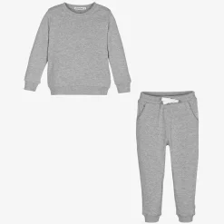 Minymo Grey Marl Cotton Tracksuit Online
