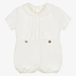 Ancar Ivory Cotton Buster Suit Sale