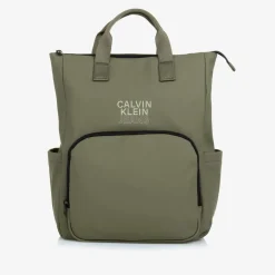 Calvin Klein Khaki Green Changing Backpack (40cm) Outlet