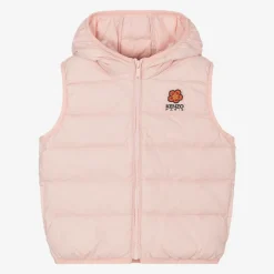 KENZO KIDS Pink Boke Flower Down Gilet