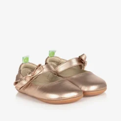 Tip Toey Joey Rose Gold Leather Baby Shoes Sale