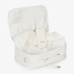 Nanán White Faux Leather Hospital Bag Set (49cm) Discount