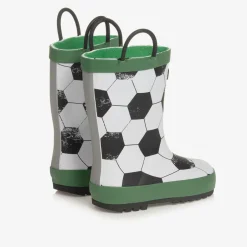 Chipmunks White Football Rain Boots Online